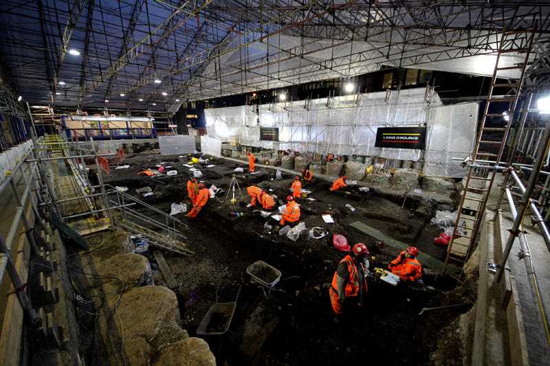 Crossrail excavate Bedlam burial ground at Liverpool Street
